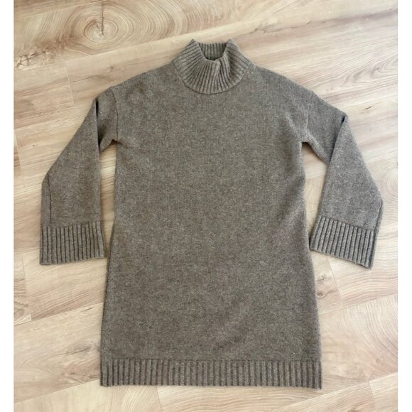 NWOT Sezane Paulie Dress in Taupe - Picture 4 of 5